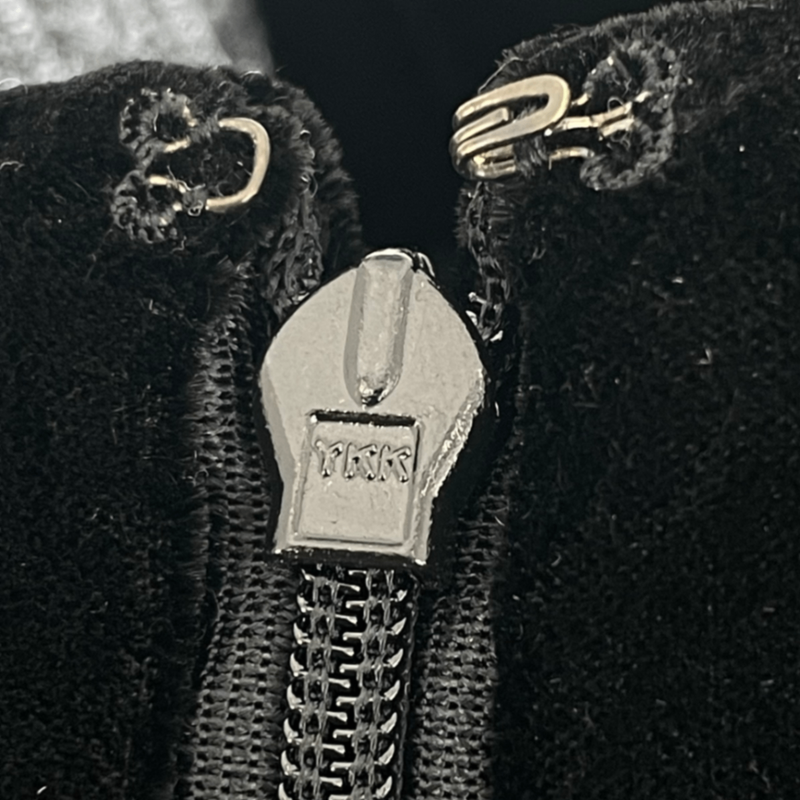 Christian DIOR Dressy Dress Velour Lame Rhinestones Long Sleeves Long