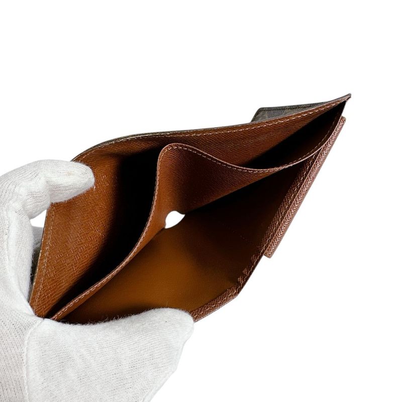 Louis Vuitton M61675 Monogram Portefeuille Marco Fold Wallet Louis Vuitton Brown