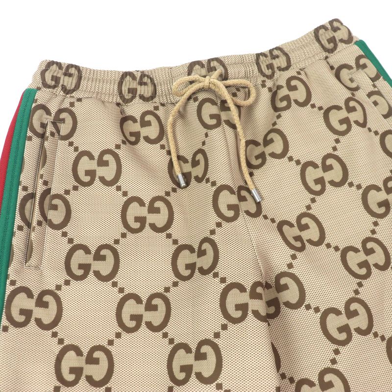 Gucci 22SS 715192 Jumbo GG Jogging Pant Brownish L Men's