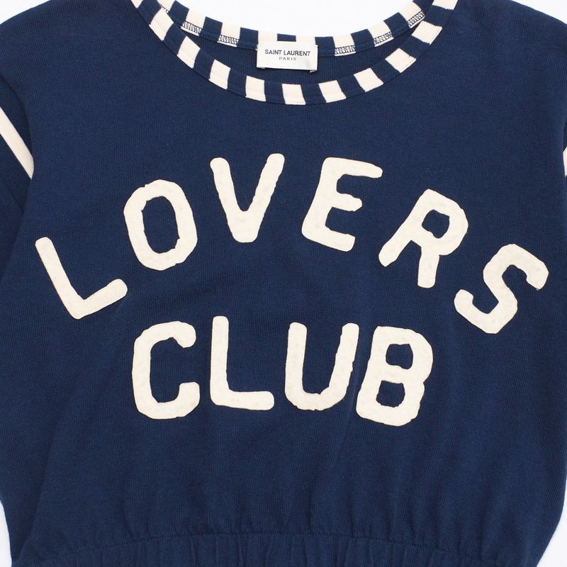 Saint Laurent Paris Cut And Sewn Size XS 155 80Y Lovers CLUB Short Cropped