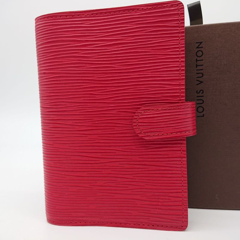 Louis Vuitton Agenda PM Epi Red With Box