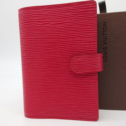 Louis Vuitton Agenda PM Epi Red With Box