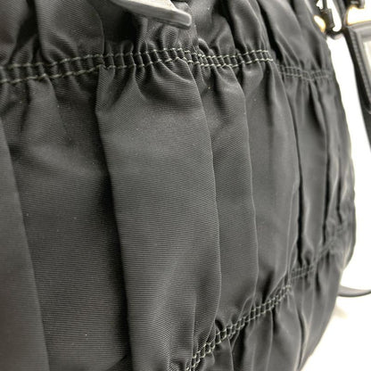 Prada Handbag Tote Shoulder Bag 2way Nylon Black Women