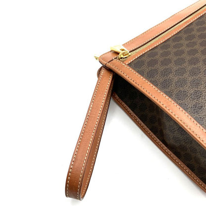 Celine M95 Clutch Bag Second Bag Pouch Macadam PVC Brown Ladies Men Fashion