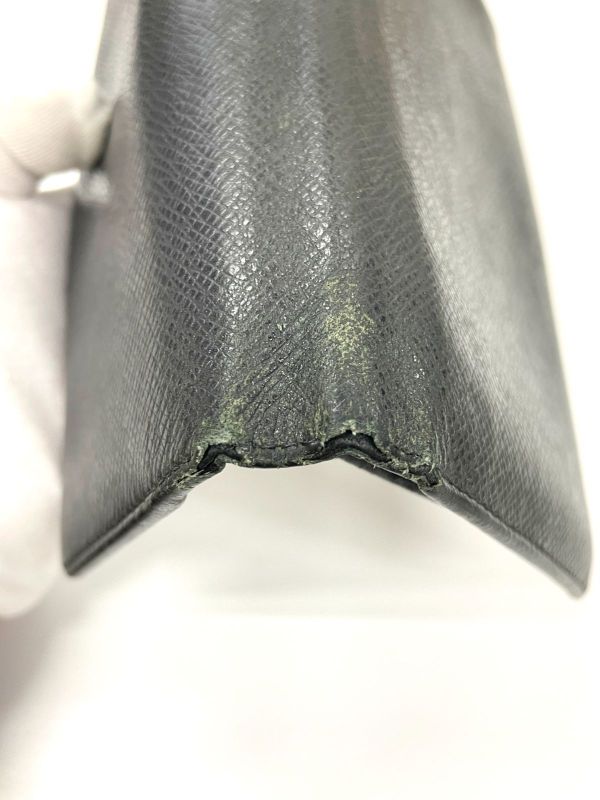 Louis Vuitton Taiga Portefeuille Brazza Long Wallet Billfold M32572 Ardoise