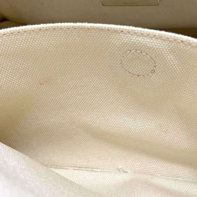 Prada Tote Canapa Tote Ivory White Canapa 1bg439