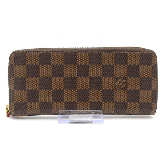 Louis Vuitton Damier Portefeuille Cles Mance N60534 Slize Long Wallet