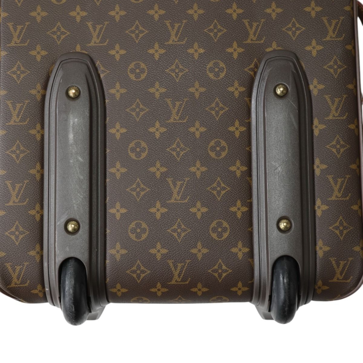 Louis Vuitton Monogram Travel Bag with Wheels Pegase 55 Carry