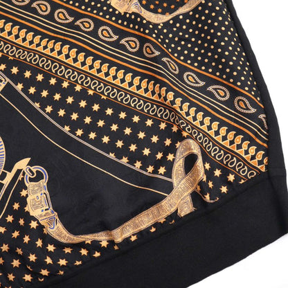 Hermes 24aw Apron Doll Bandana Silk Twill Raine Knit Top 4h2816d3 Black 36