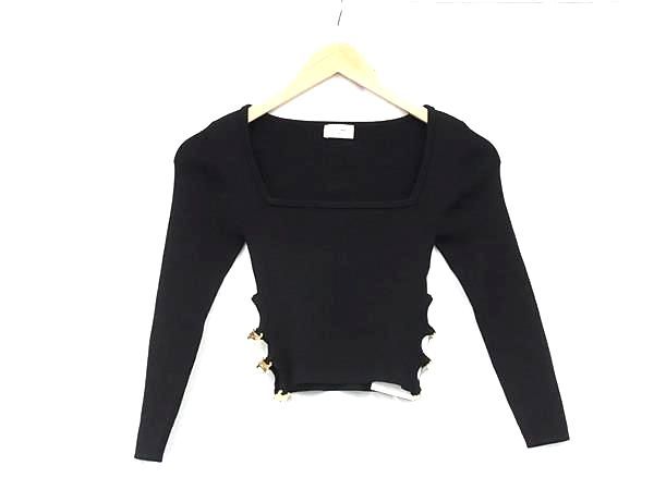 Celine Triomphe Silk And Cotton Long Sleeve Top Size S Clothing Women's Black