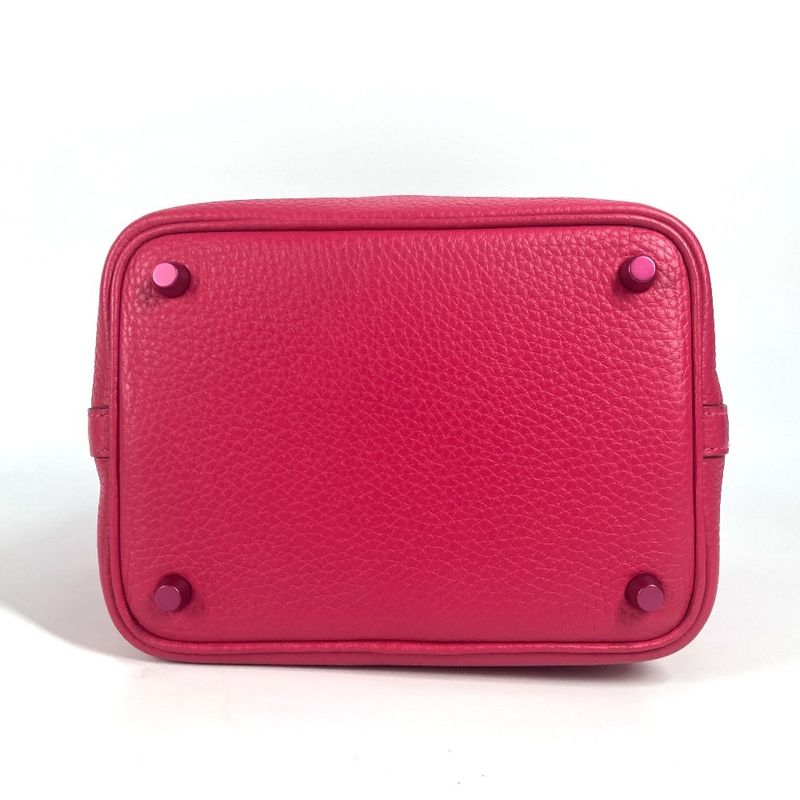 Hermes Handbag Picotin Lock PM 18 Picotin Lock PM Taurillon Clemence Rose