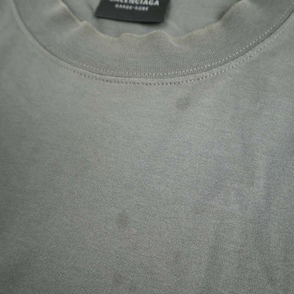 Balenciaga 23ss Care Label Medium Fit T-Shirt 724514 Tnvl9 Khaki M