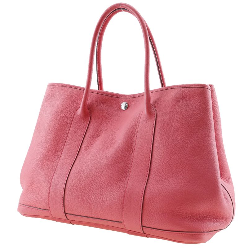 Hermes Garden Party PM Country Bougainvillea Pink □N Ladies Tote Bag
