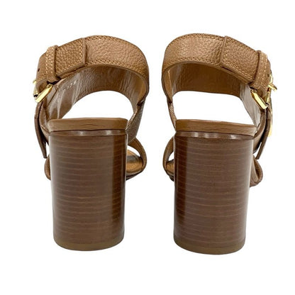 Louis Vuitton Horizon Line Sandals Shoes Leather Brown Lvhardware