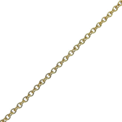 Tiffany & Co Open Heart Long 18K Yellow Gold And Diamonds Ladies 7.8g Necklace