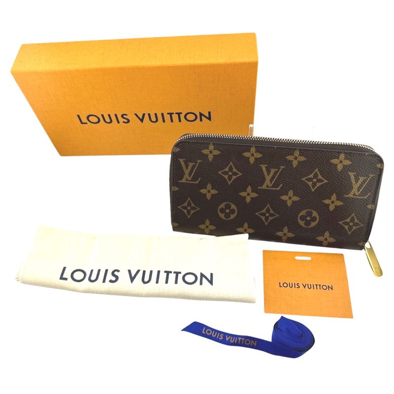 Louis Vuitton M41894 Monogram Zipper Long Wallet Zippy Wallet Long Wallet Louis