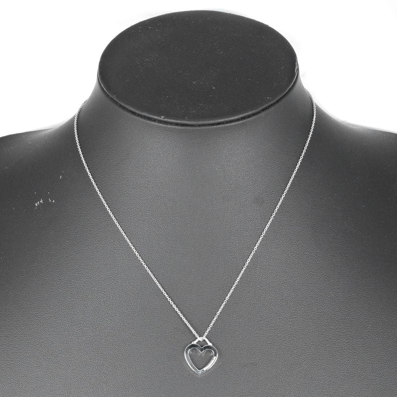Tiffany & Co Sentimental Heart 925 Silver Ladies 2.4g Necklace