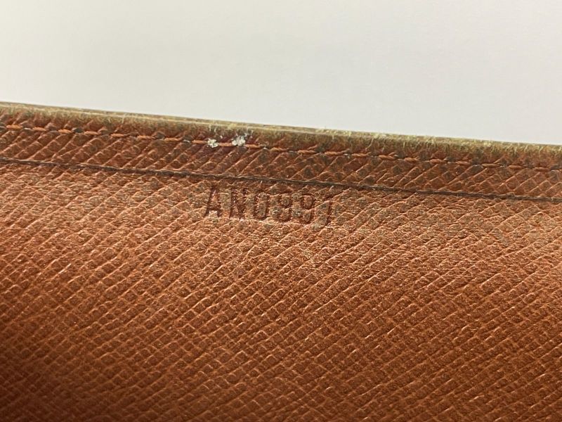 Louis Vuitton Monogram Porte Monet Zip Fold Wallet M61735 Brown Made In France