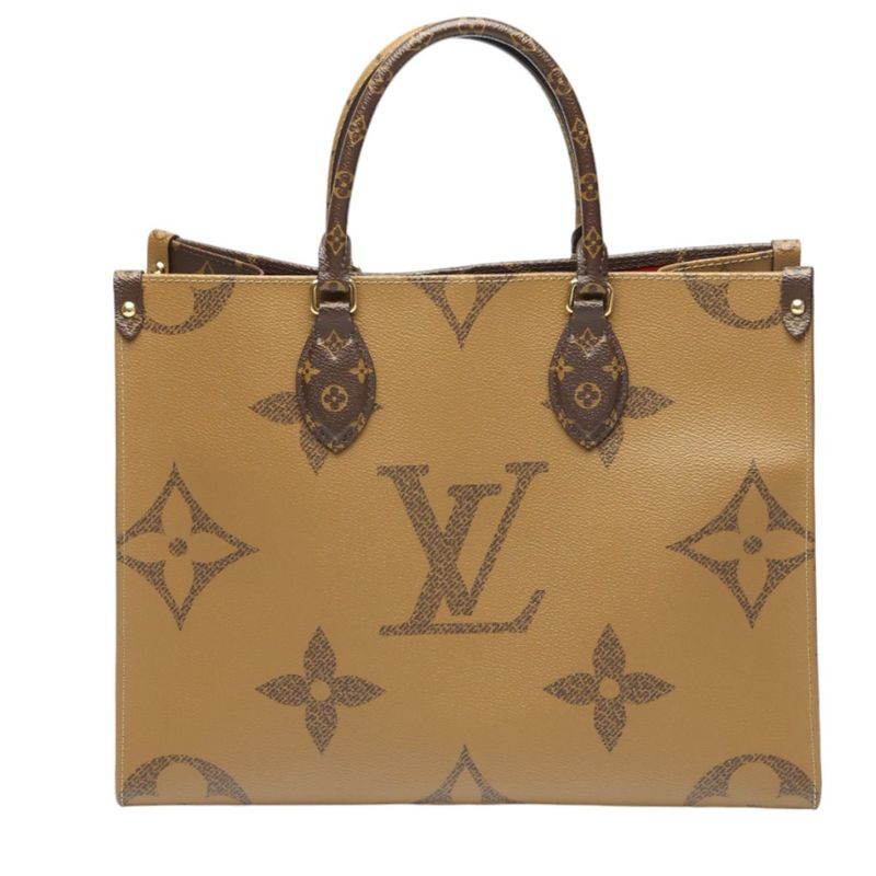 Louis Vuitton M45321 Monogram Tote On-the-go MM Tote Bag Louis Vuitton Brown