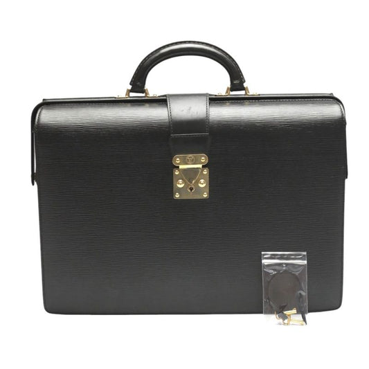 Louis Vuitton M54352 Epi Briefcase Fermoir Business Bag Louis Vuitton Black