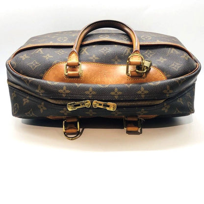 Louis Vuitton M47270 Deauville Monogram Handbag Boston Bag Leather Ladies