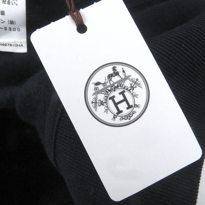 Hermes H467810ha01sm Metalerie Au Carré Lambleather Patch Round Neck Sweatshirt