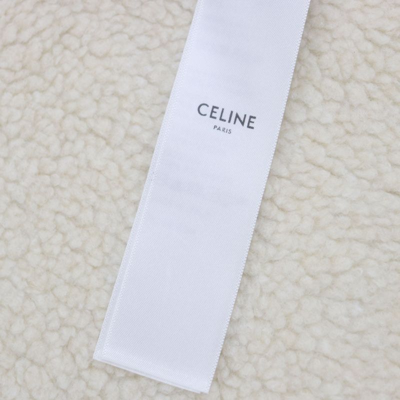 Celine 24AW 2w93c227r Eddie Period Fleece With C Patch Cotton Filled Coach