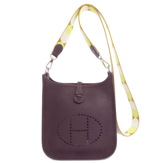 Hermes Evelyn TPM Silver Hardware Shoulder Bag Taurillon Women