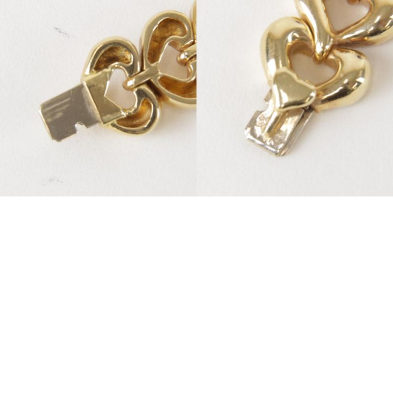 18K Van Cleef & Arpels Heart Link Choker Necklace With Certificate Of