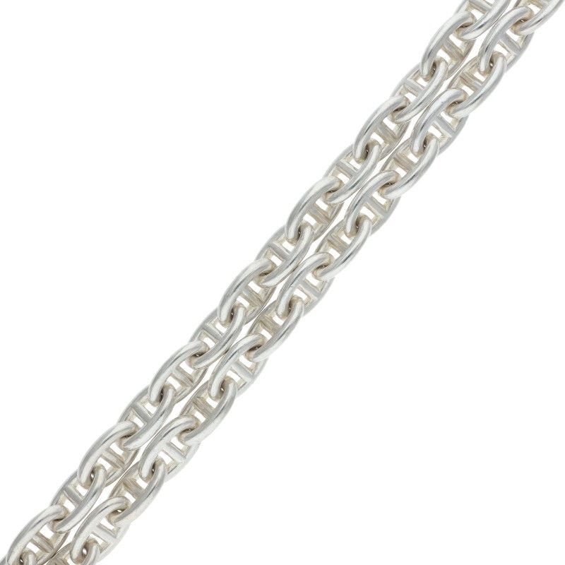 Hermes Chaine D'ancre PM Chaine D'ancre Silver Choker Necklace Men's PM