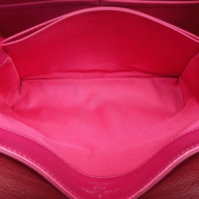 Louis Vuitton Lock Me II Pink And Wine Redleather Du4165