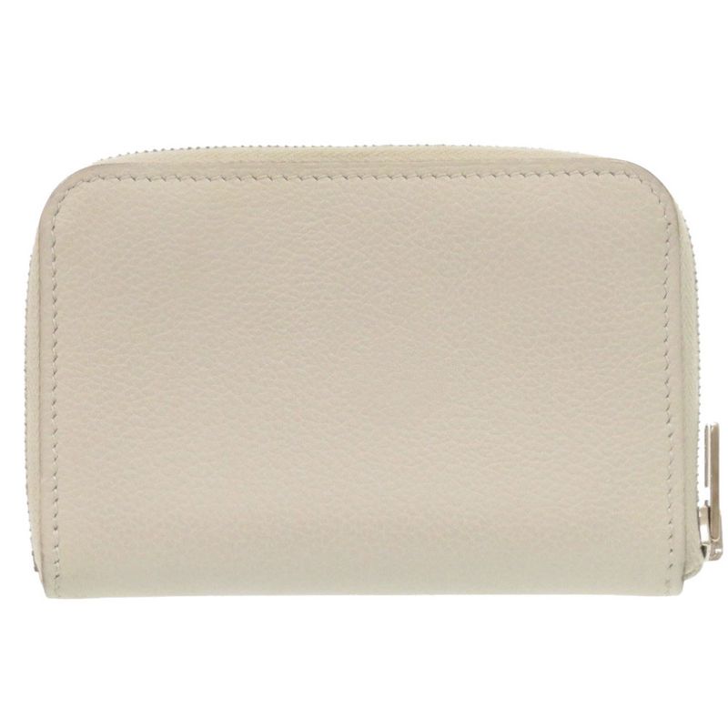 Hermes Zip Angot Evercolor Griper Silver Hardware U Engraved (2022) Card Case