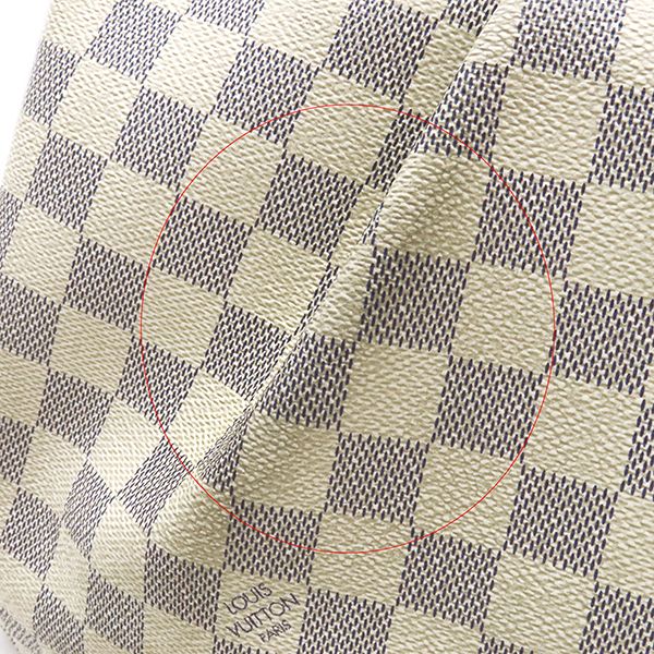 Louis Vuitton Shoulder Bag Siracusa MM Damier Azure Canvas Damier Azure Gold