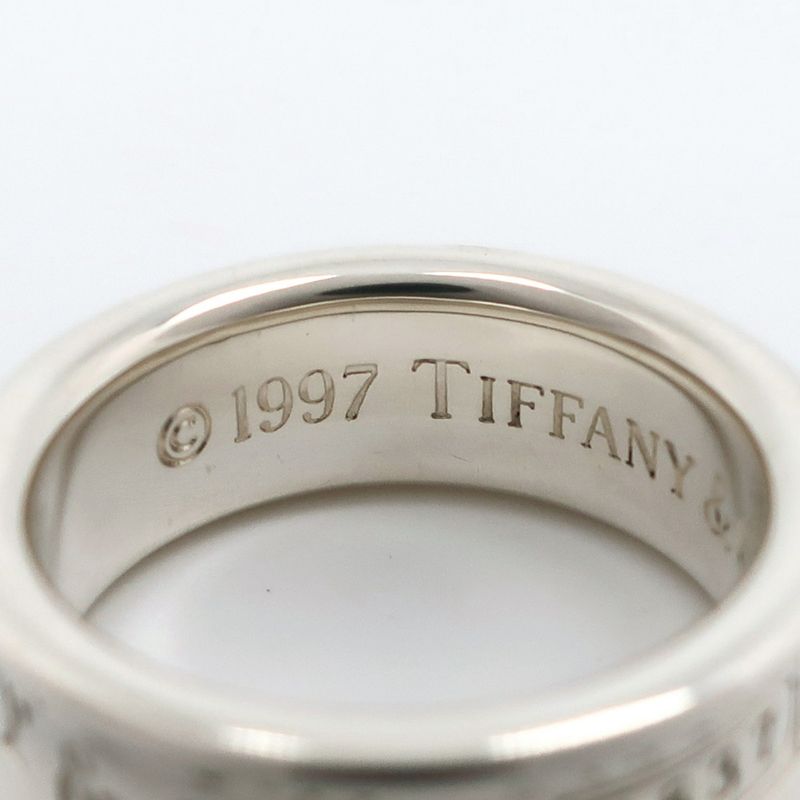 [tiffany & Co] Tiffany & Co 1837 Silver 925 Size 10.5 Ladies' 7.1g Ring