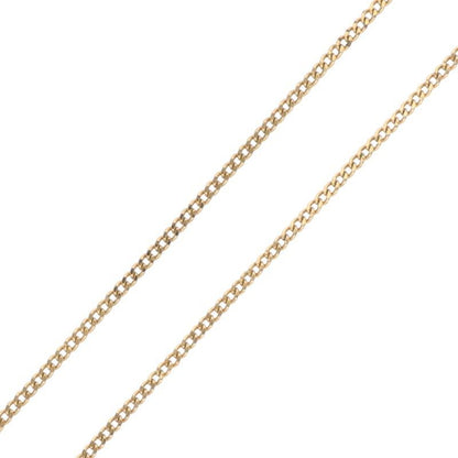 Saint Laurent Paris Logo Plate Chain Necklace Men's