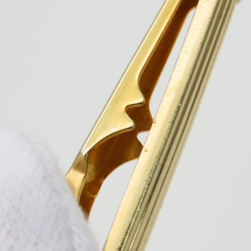 Christian Dior Tie Pin Metal Gold Silver Plated Suit Accessories Men's Men