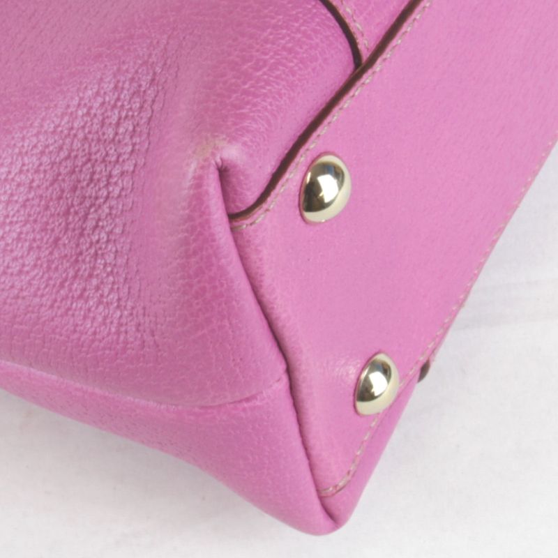 Gucci 141471 2122 Handbag Leather Pink