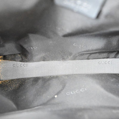 Gucci Tote Handbag Bamboo Black Leather 30ka703