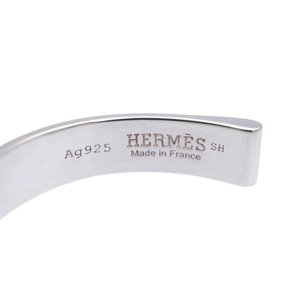 Hermes Bucher Serie Bangle 925 Silver Bracelet Silver 1059hermes