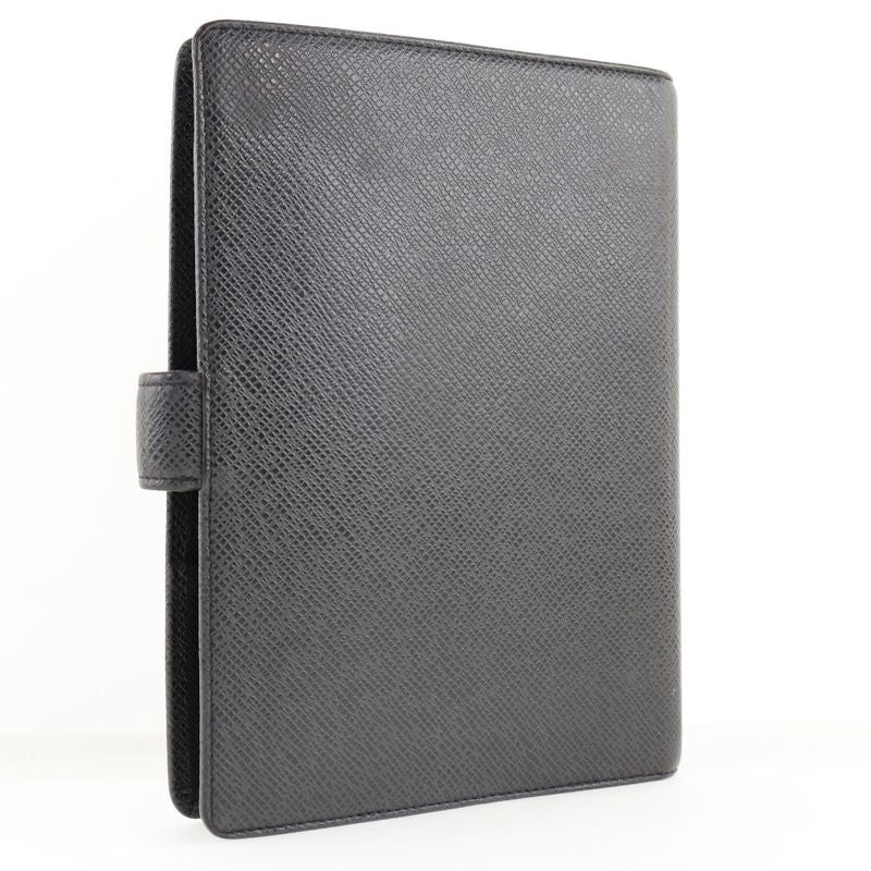 Louis Vuitton Agenda MM R20222 Taiga Ardoise Black Sp0041 Men's Notebook Cabas