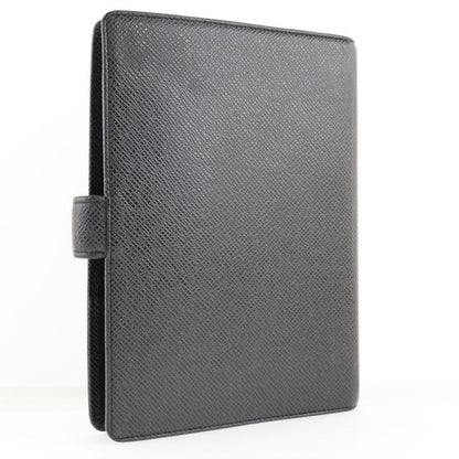 Louis Vuitton Agenda MM R20222 Taiga Ardoise Black Sp0041 Men's Notebook Cabas