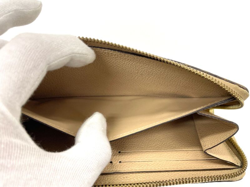 Louis Vuitton Monogram Empreinte Portefeuille Clemence Round Zipped Wallet Long