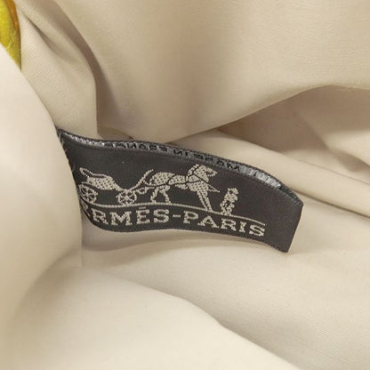 Hermes Pouch Bolide Pouch Mini Cotton Yellow Silver Hardware Yellow