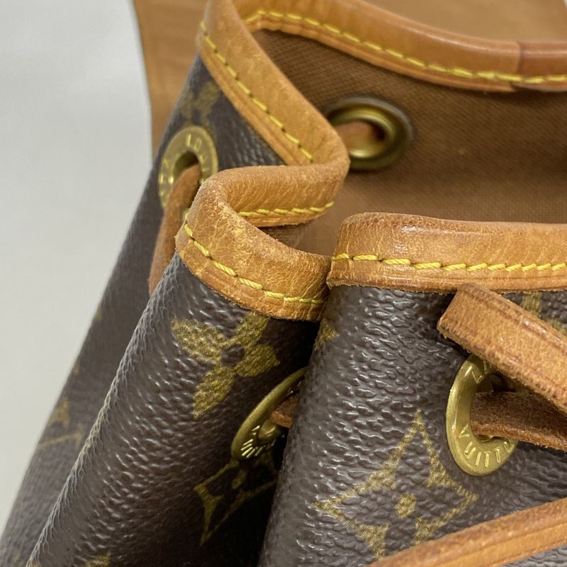 Louis Vuitton Backpack Daypack Monogram Mini Montsouris M51137 Brown Women's