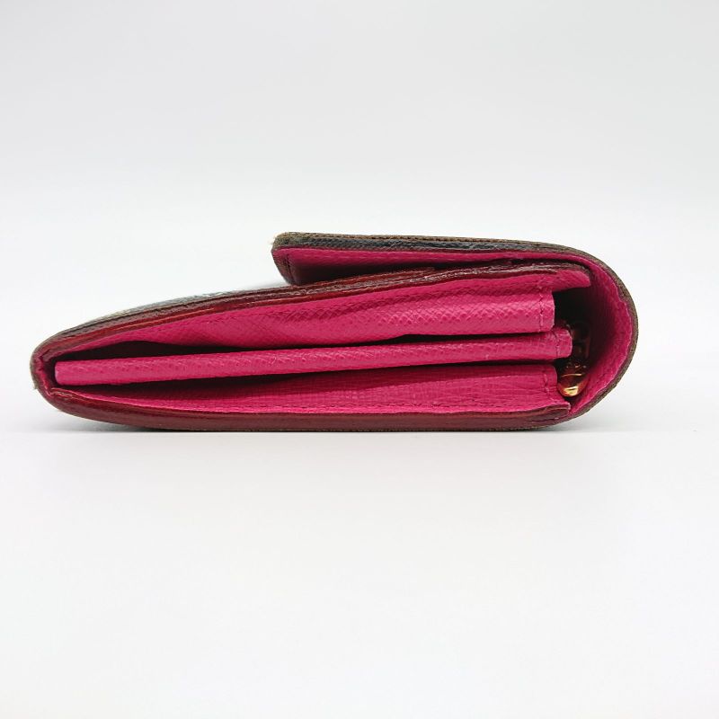 Louis Vuitton Multicolor Sarah Long Wallet Monogram Black