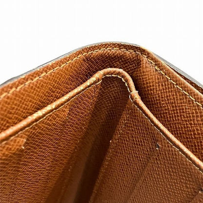 Louis Vuitton Monogram Porte Monet Bier Carte Cles Di M61652 Trifold Wallet