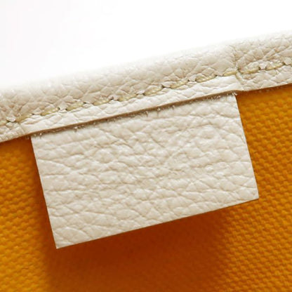 Goyard Poitiers Cles Levois 2WAY Bag Mini Pvc×leather White Yellow Similar