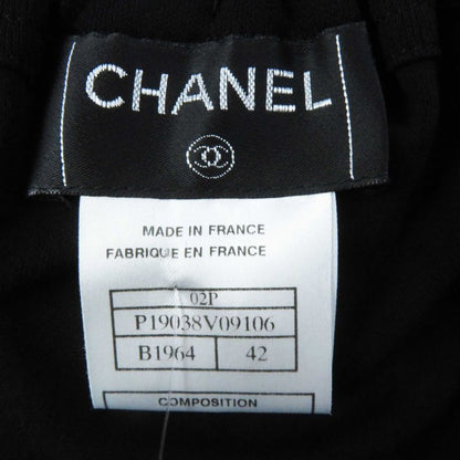 CHANEL 02P P19048 P19038 Top And Skirt Setup With Coco Mark Button Logo Plate