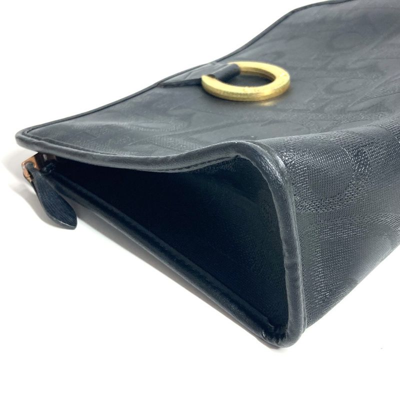 DIOR Second Bag Logo Pvc/leather Navy