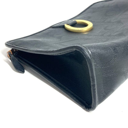 DIOR Second Bag Logo Pvc/leather Navy